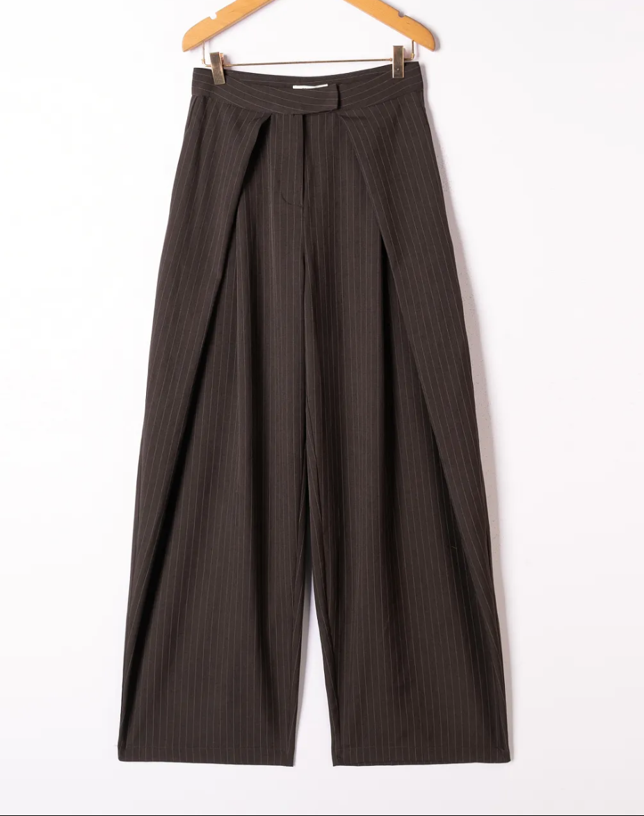 Pantalon café JENNY