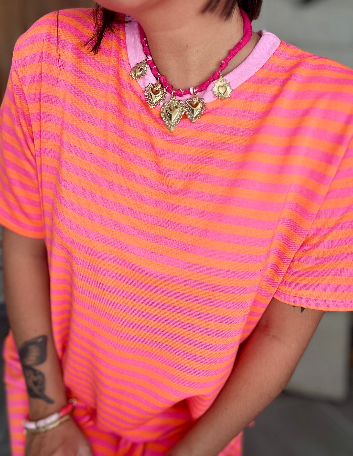 Robe T-Shirt rayé