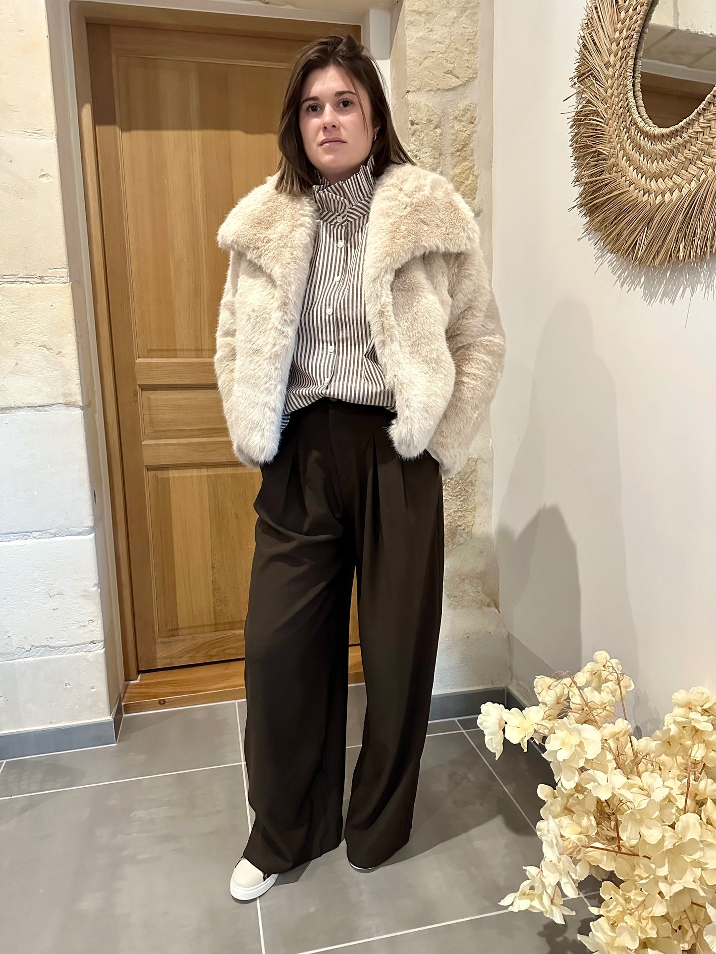 Manteau BILLIE écru