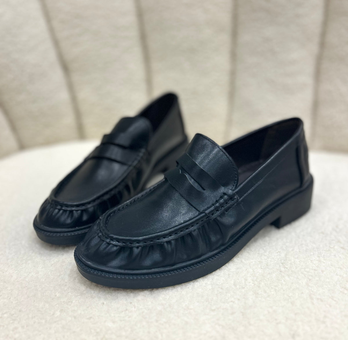 Mocassin noir