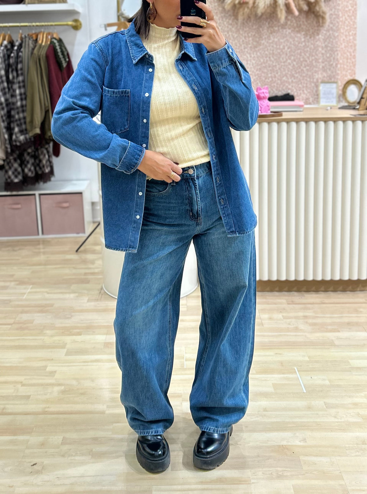 Chemise jean Celia