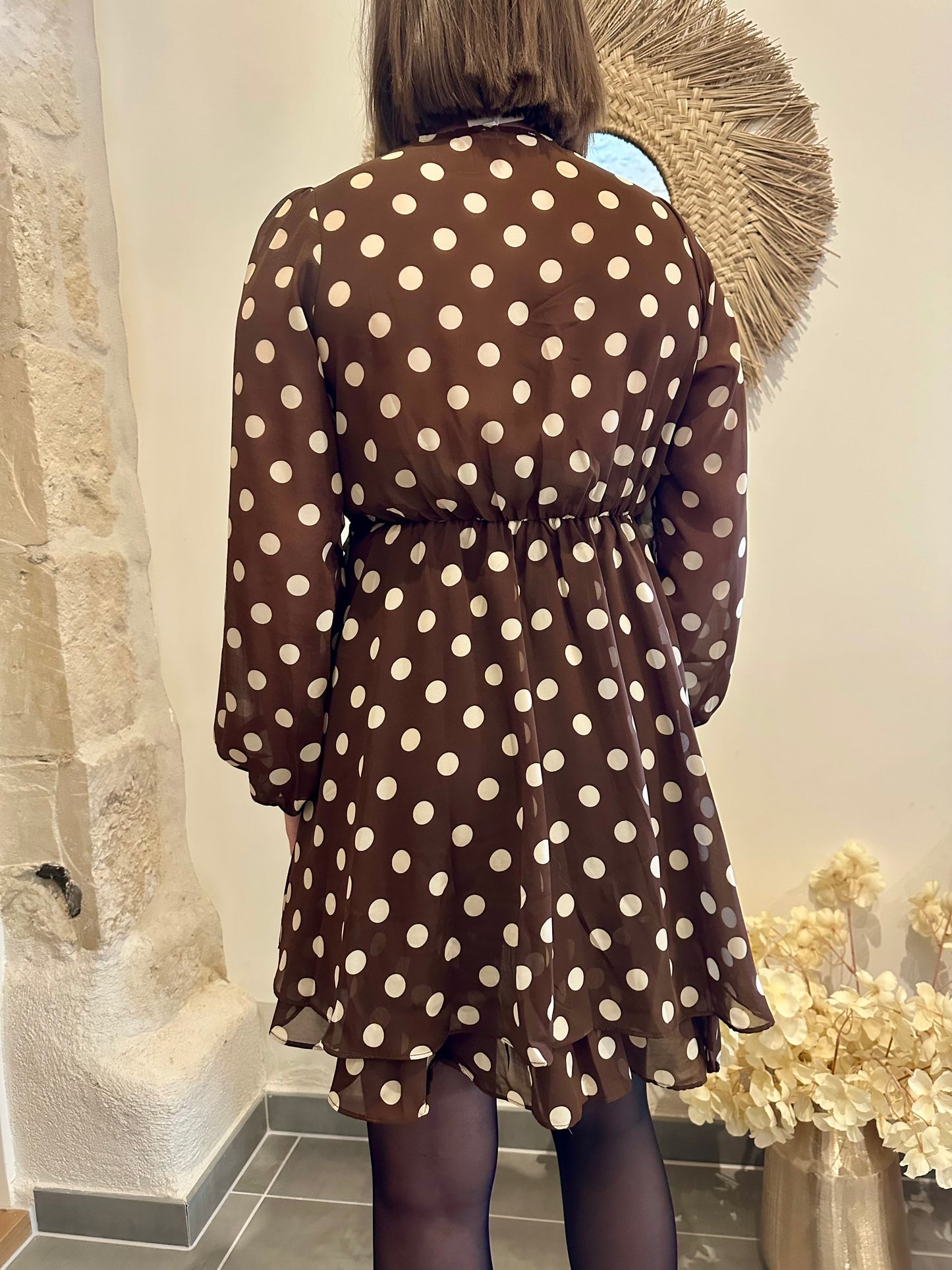 Robe ALMA chocolat