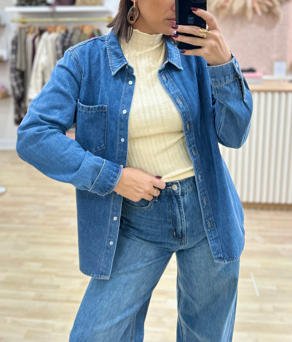 Chemise jean Celia