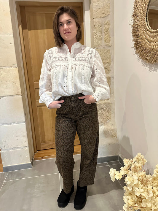 Blouse PAULINE blanche