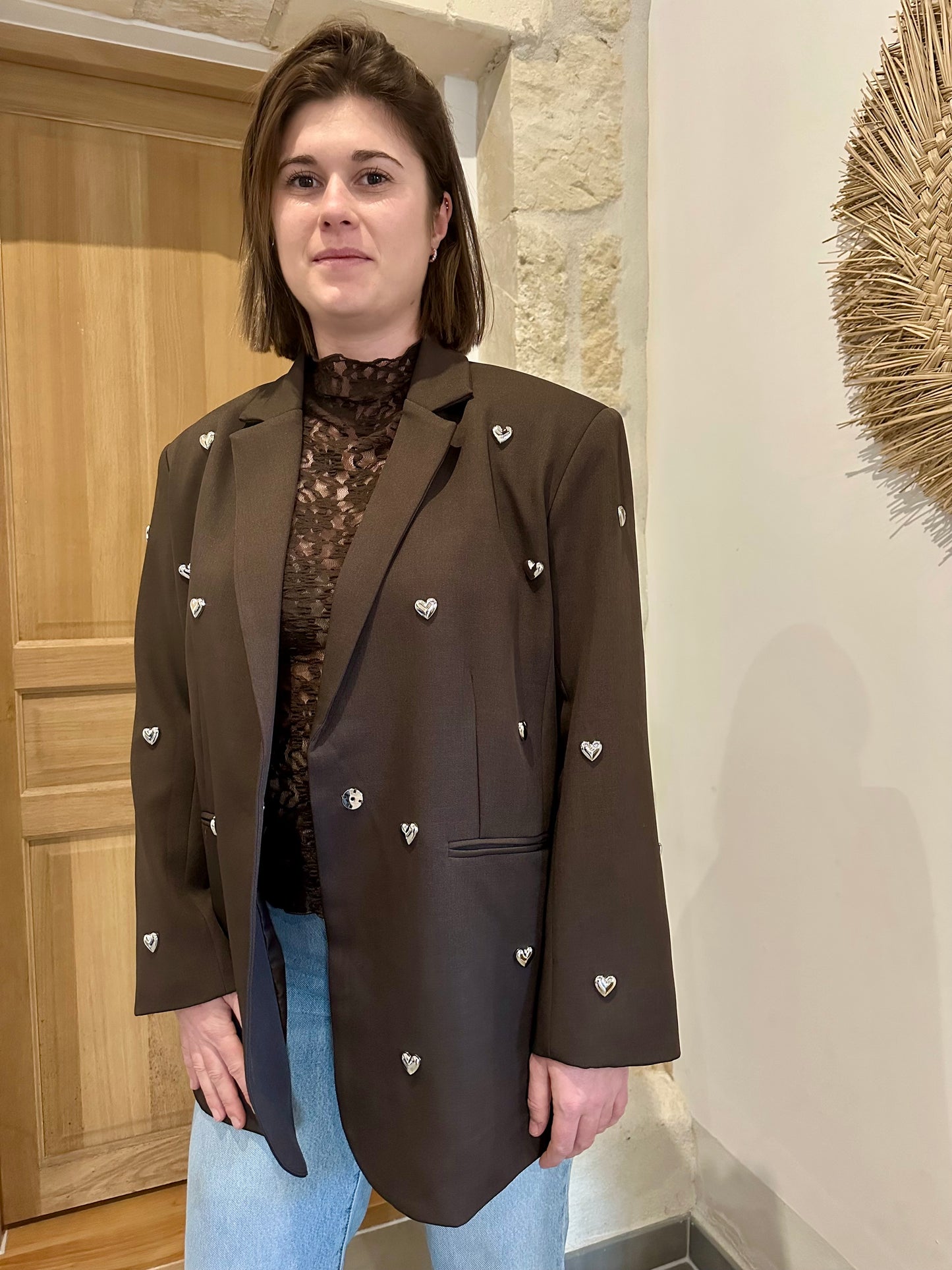 Blazer LOVE chocolat