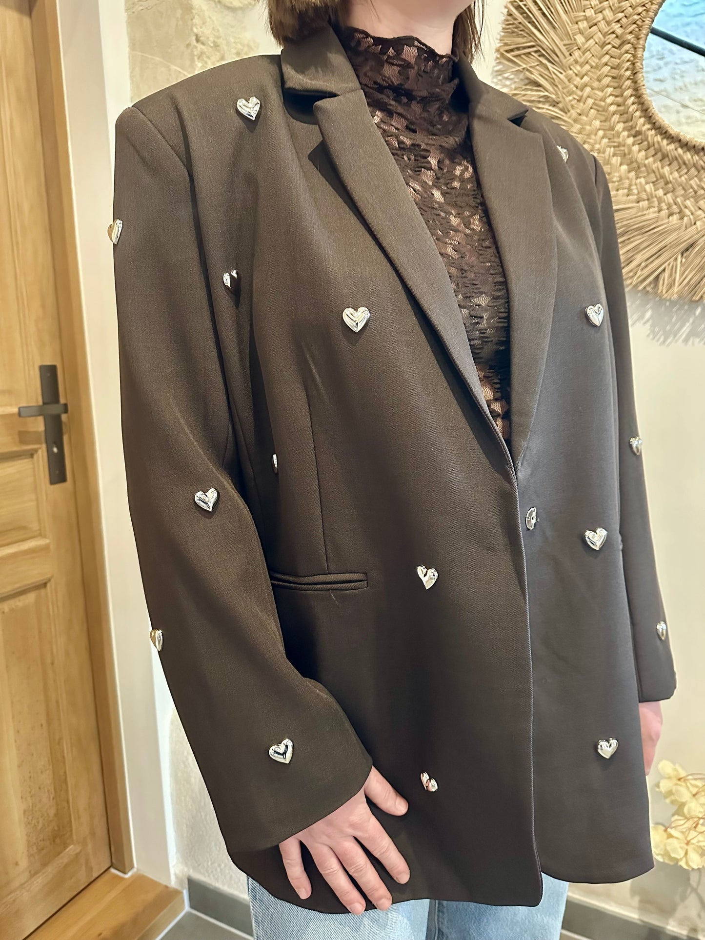 Blazer LOVE chocolat