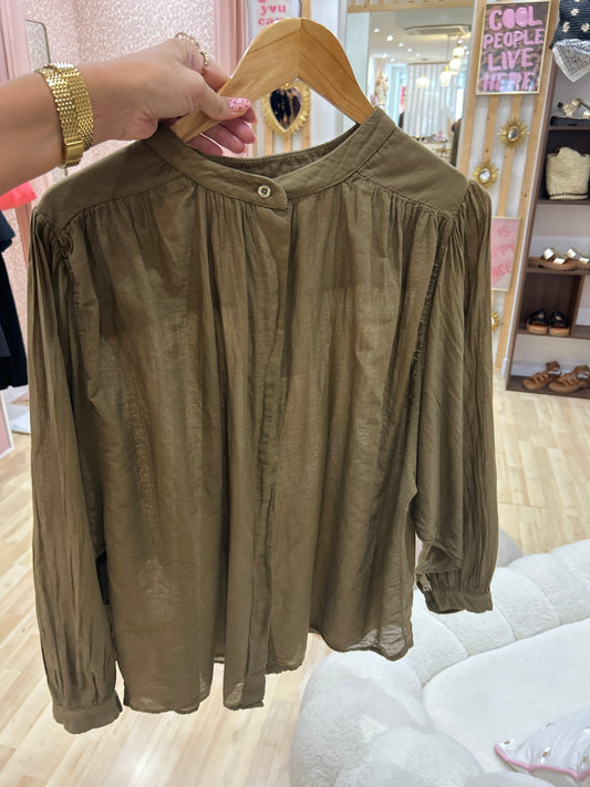 Blouse kaki