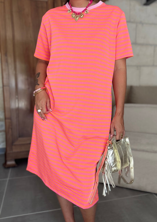 Robe T-Shirt rayé