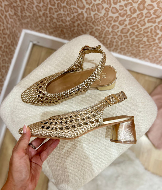 Slingback GOLD