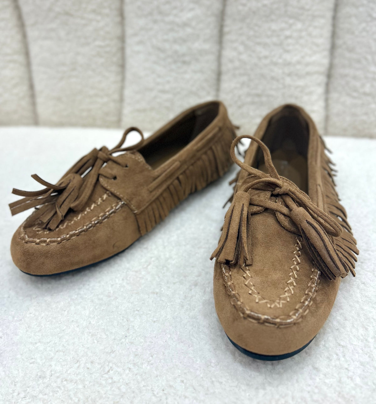 Mocassin camel