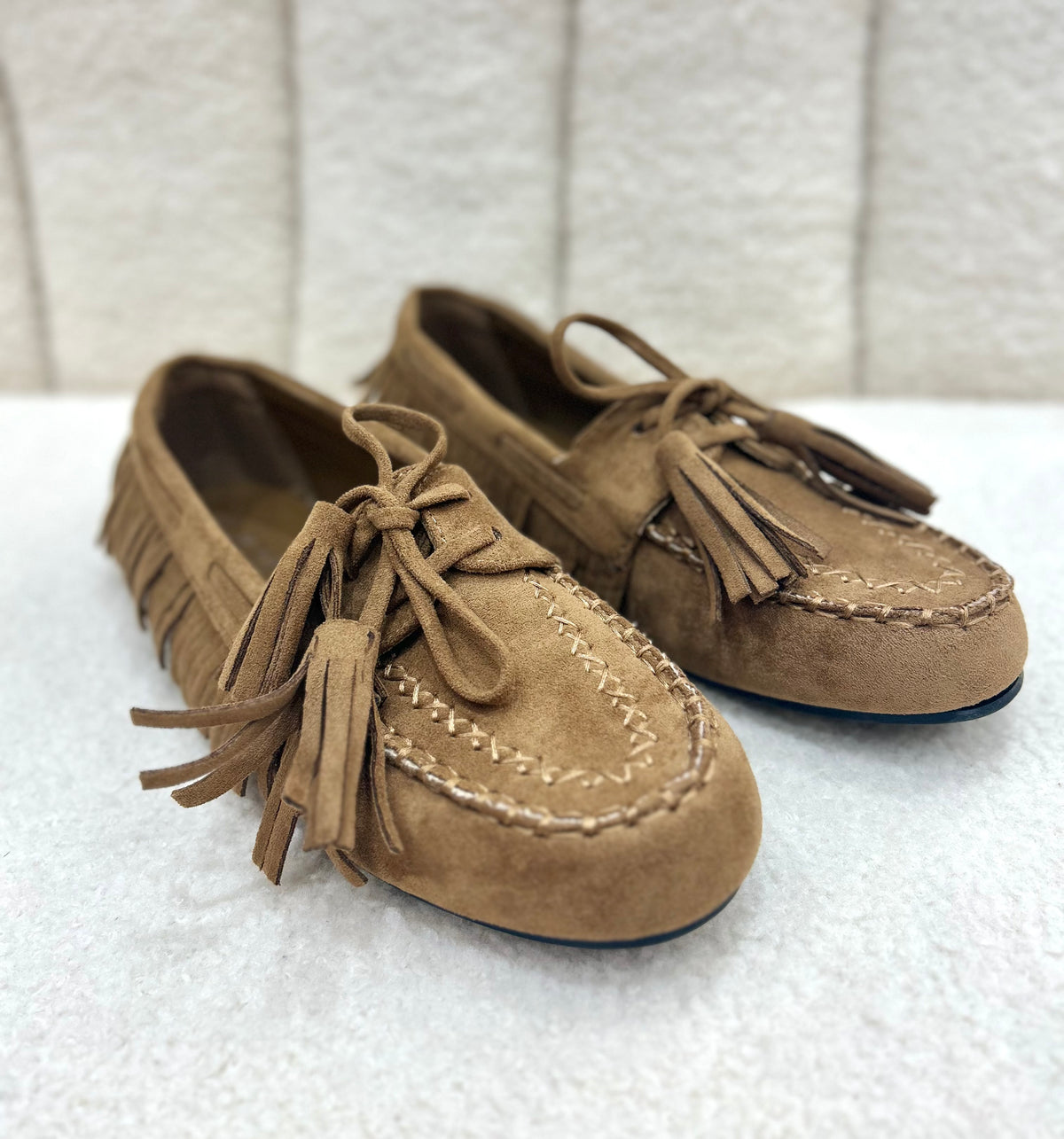 Mocassin camel