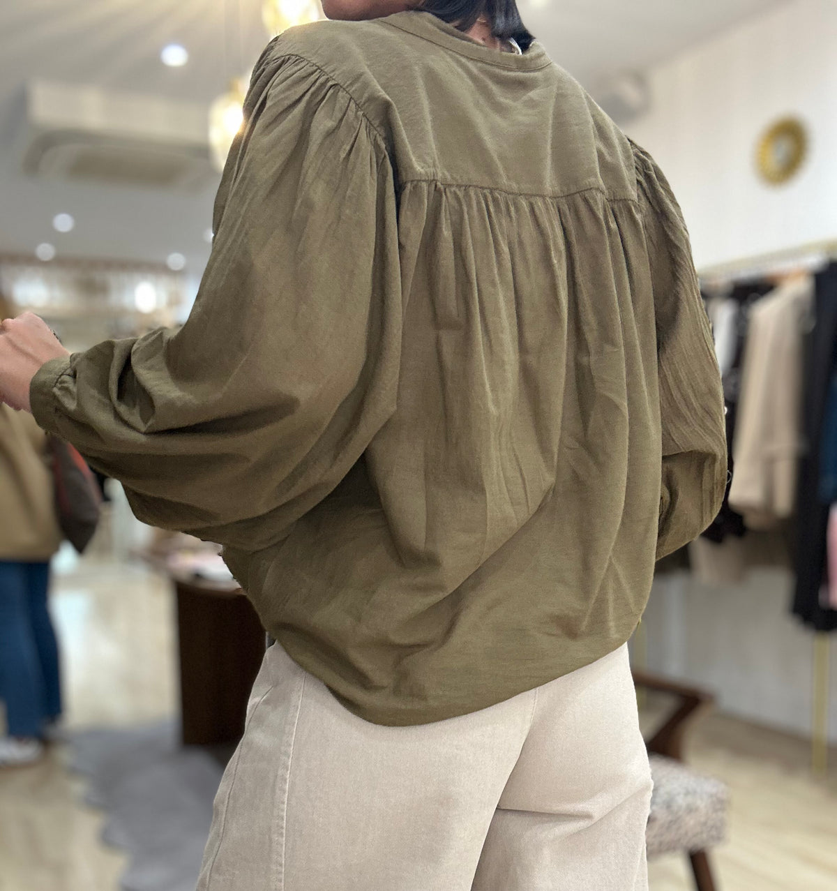 Blouse kaki GORGIA